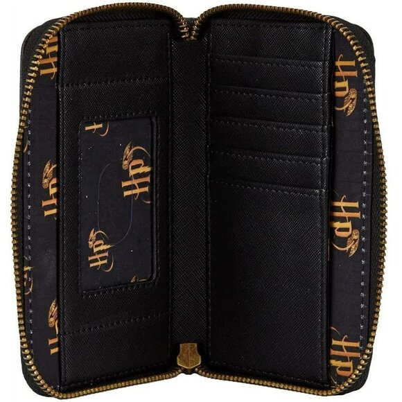 Loungefly Harry Potter Sorcerers Stone Zip Around Wallet NWT - Picture 3 of 3